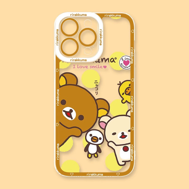 rirakkuma輕鬆熊天使眼透明防摔軟殼-ZUIHANG SHOP