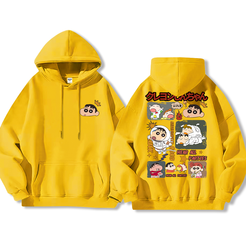 蠟筆小新新款 親子情侶男女款連帽衛衣-ZUIHANG SHOP