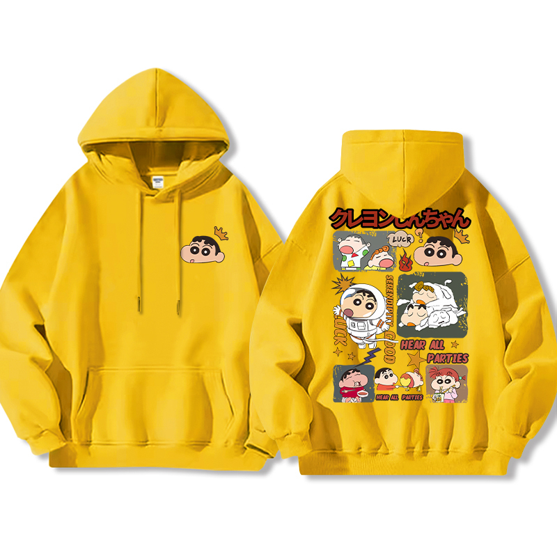 蠟筆小新新款 親子情侶男女款連帽衛衣-ZUIHANG SHOP