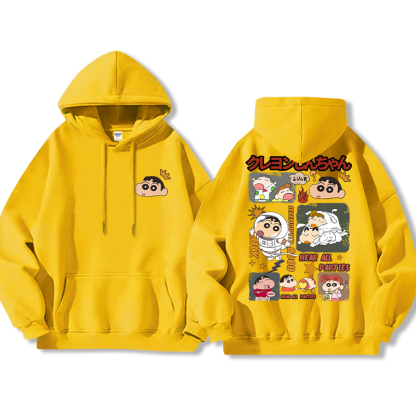 蠟筆小新新款 親子情侶男女款連帽衛衣-ZUIHANG SHOP