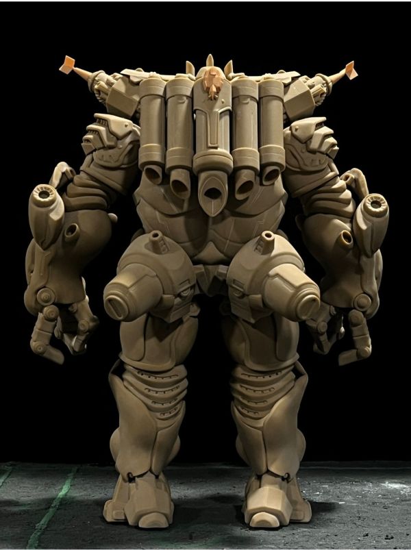 【預購】乘風工作室 怪獸降臨50再造怪獸系列《帝皇機器橋》GK白膜