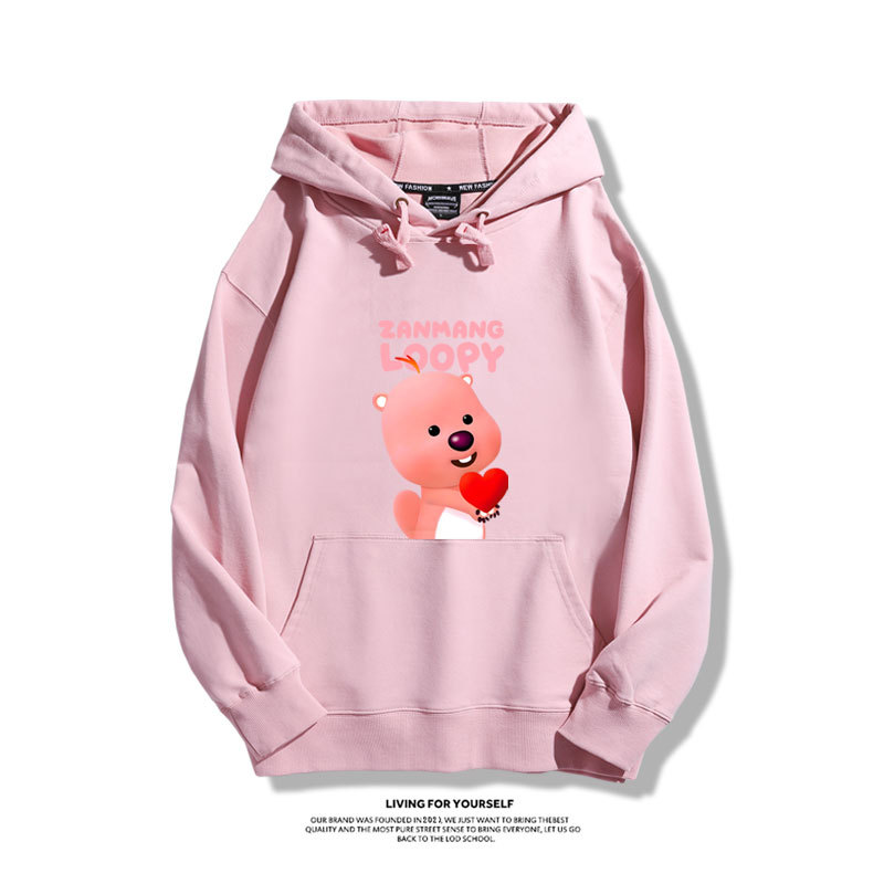 小海狸露比loopy新款 親子情侶男女款連帽衛衣-ZUIHANG SHOP