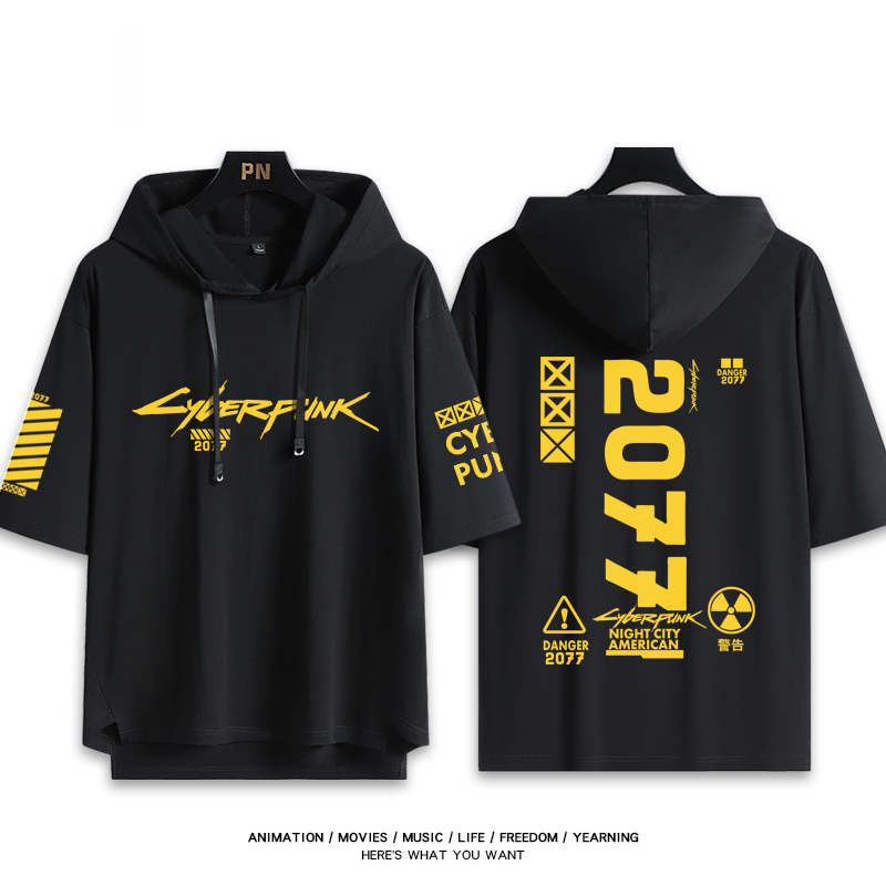 電馭叛客 連帽短袖T恤-ZUIHANG SHOP