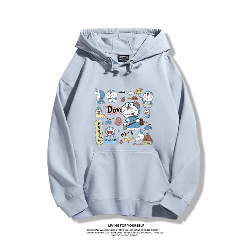 叮噹貓新款 親子情侶男女款連帽衛衣-ZUIHANG SHOP