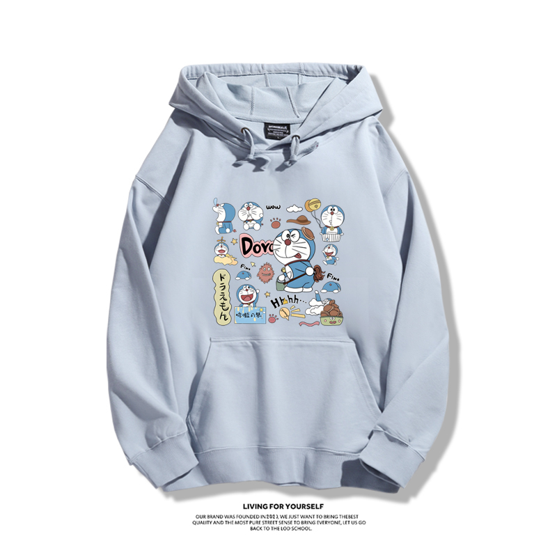 叮噹貓新款 親子情侶男女款連帽衛衣-ZUIHANG SHOP