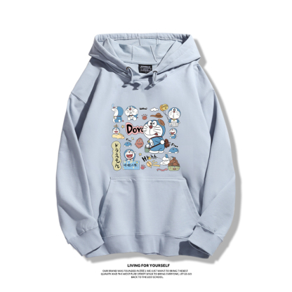 叮噹貓新款 親子情侶男女款連帽衛衣-ZUIHANG SHOP