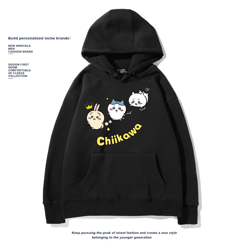 Chiikawa新款 親子情侶男女款連帽衛衣-ZUIHANG SHOP