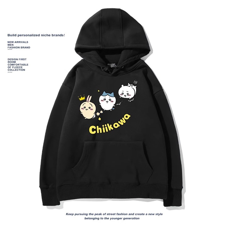 Chiikawa新款 親子情侶男女款連帽衛衣-ZUIHANG SHOP