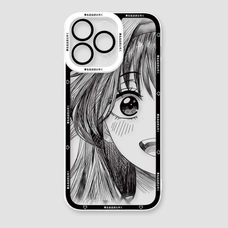 薰香花朵凜然綻放天使眼透明防摔軟殼-ZUIHANG SHOP