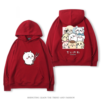 Chiikawa新款 親子情侶男女款連帽衛衣-ZUIHANG SHOP