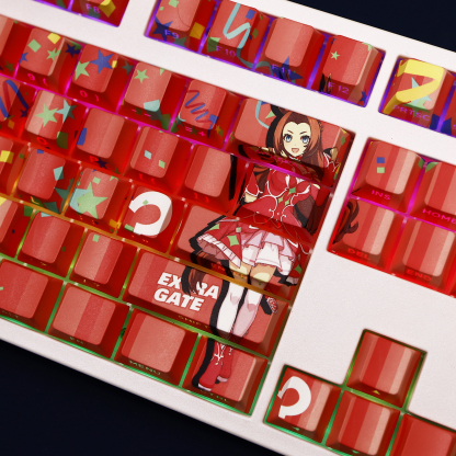 川上公主賽馬娘Pretty Derby透光RGB108鍵標準配列衛星軸鍵帽-ZUIHANG SHOP