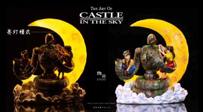 【預購】物語工作室 宮崎駿桌面系列06 天空之城-愛的擁抱