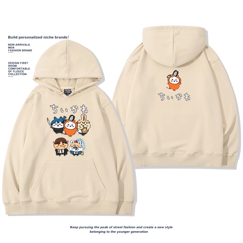 Chiikawa新款 親子情侶男女款連帽衛衣-ZUIHANG SHOP