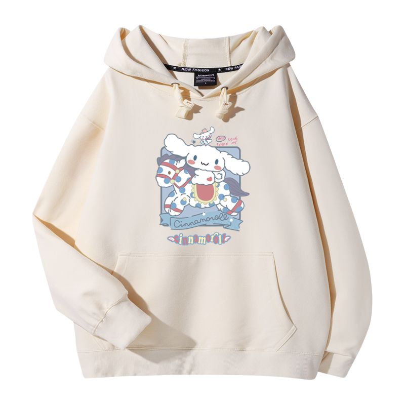 大耳狗新款 親子情侶男女款連帽衛衣