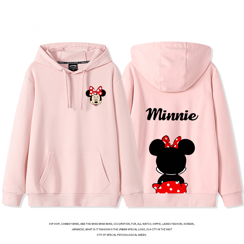 迪士尼 2025秋冬新款 親子情侶裝連帽衛衣