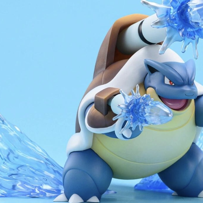 寶可夢 mega水箭龜 寵物小精靈雕像