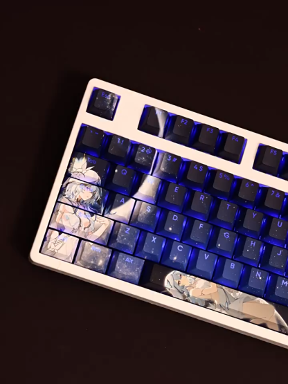 鳴潮守岸人透光RGB108鍵標準配列衛星軸鍵帽