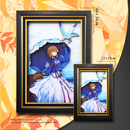 紫羅蘭永恆花園 3D立體畫-ZUIHANG SHOP