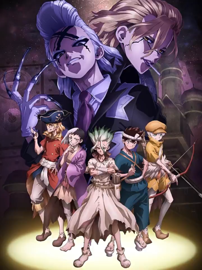 石紀元Dr.STONE透光RGB108鍵標準配列衛星軸鍵帽