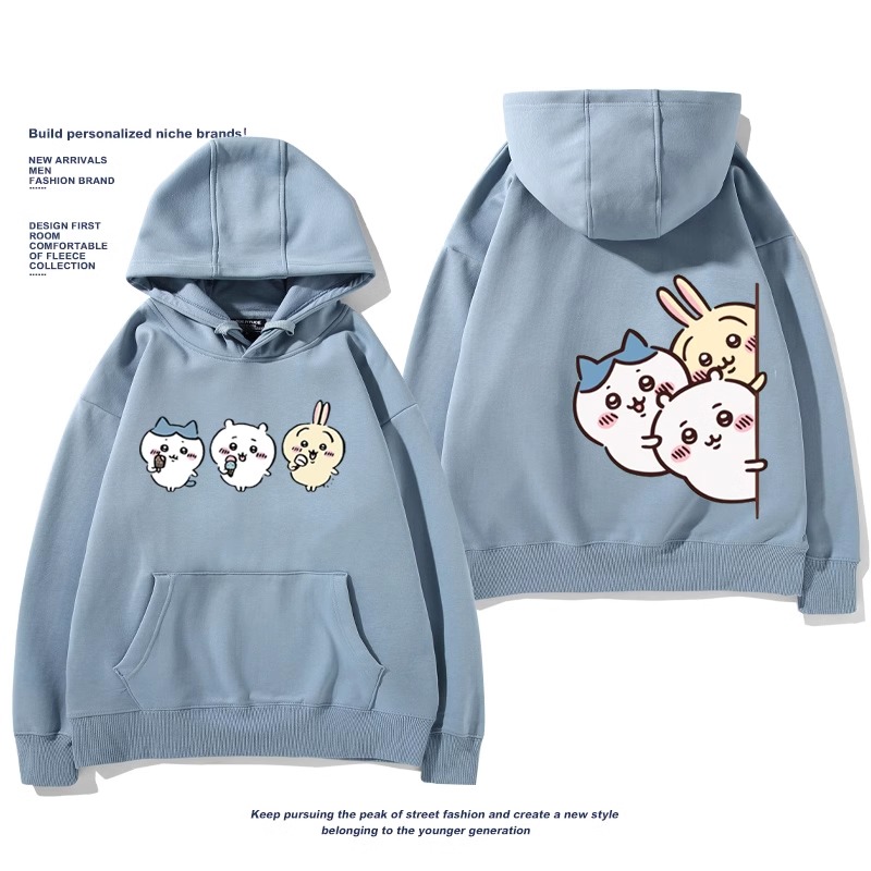 Chiikawa新款 親子情侶男女款連帽衛衣-ZUIHANG SHOP