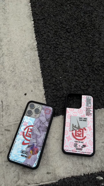 CLOT磨砂圖案防摔手機殼