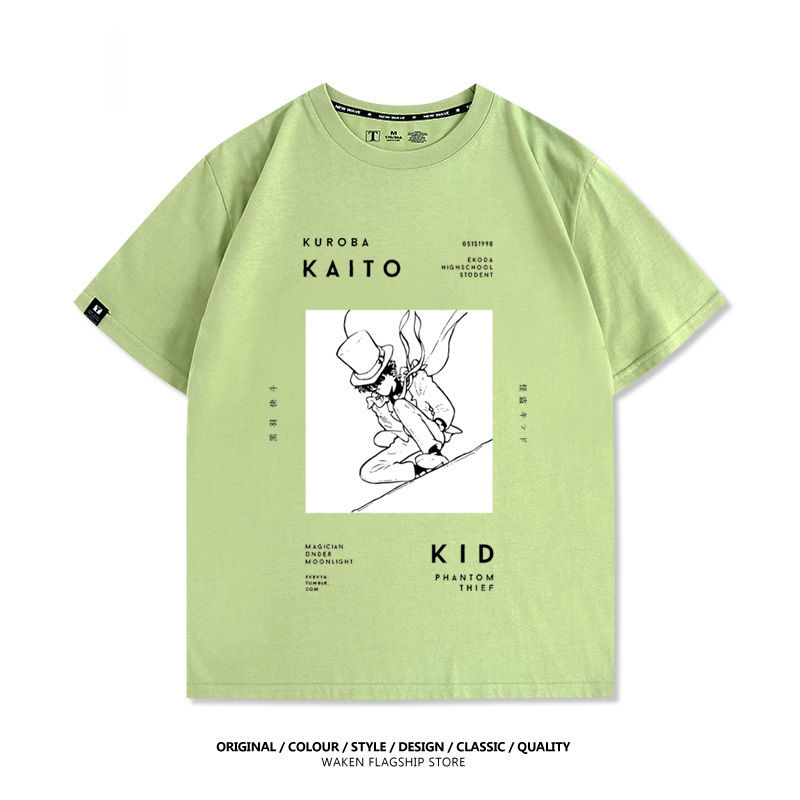 怪盜基德 2025親子情侶男女同款 印花短袖T恤