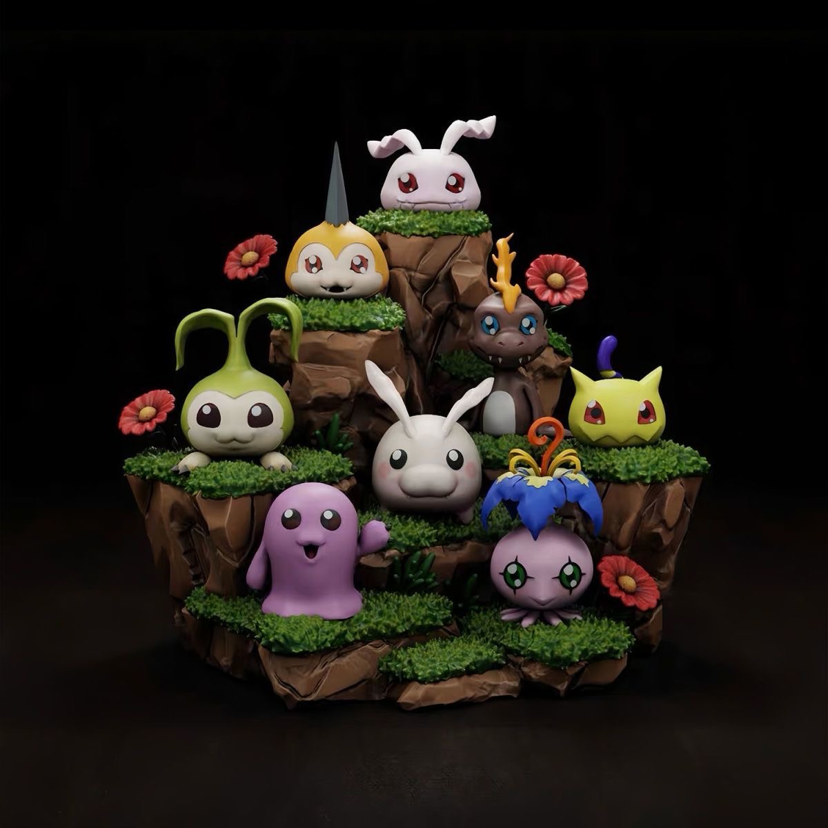 數碼寶貝 幼年期與假山-ZUIHANG SHOP