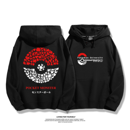 寶可夢新款 親子情侶男女款連帽衛衣-ZUIHANG SHOP