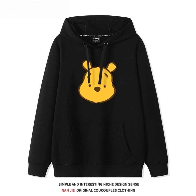 小熊維尼聯名 衛衣2025秋冬新款親子情侶裝連帽衛衣