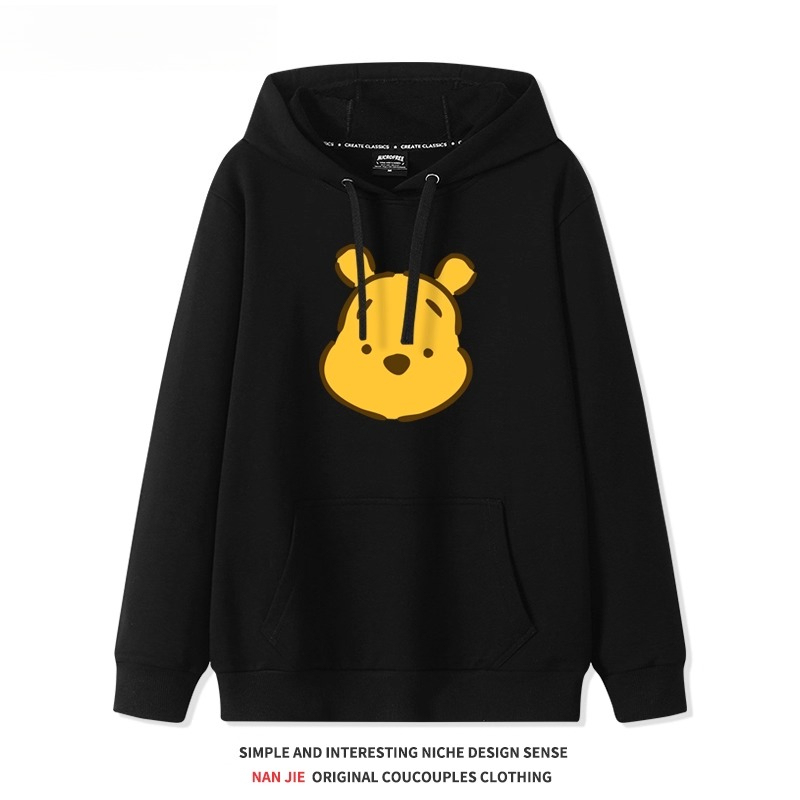 小熊維尼聯名 衛衣2025秋冬新款親子情侶裝連帽衛衣