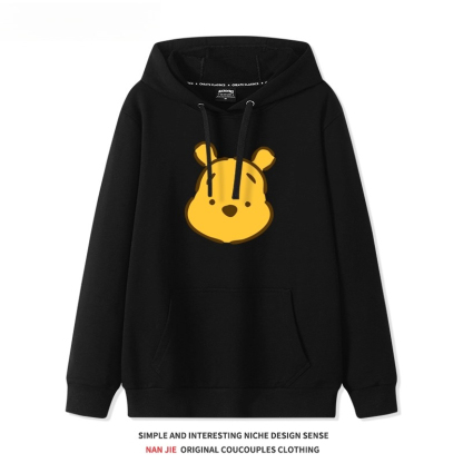 小熊維尼聯名 衛衣2025秋冬新款親子情侶裝連帽衛衣