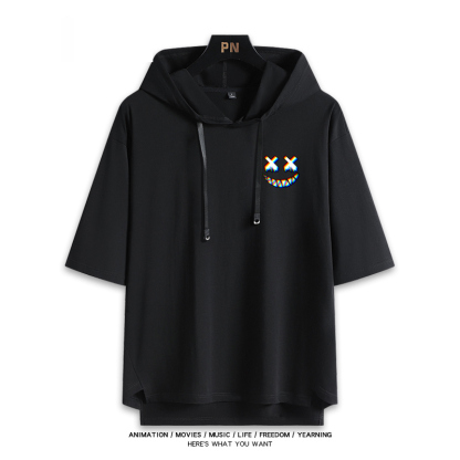 Vtuber HOLOLIVE 連帽短袖T恤 常暗永遠 常闇トワ TokoyamiTowa-ZUIHANG SHOP