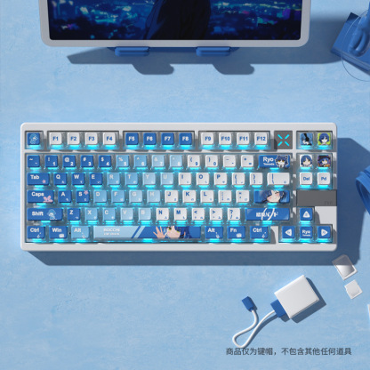 孤獨搖滾 山田涼 122鍵 四面透光布丁鍵帽-ZUIHANG SHOP