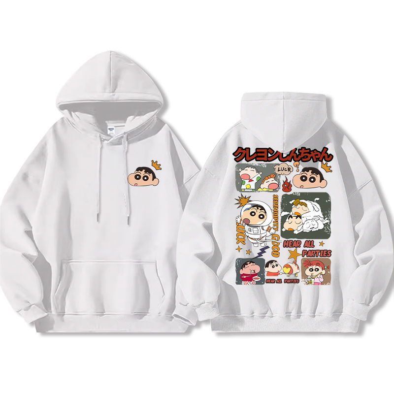 蠟筆小新新款 親子情侶男女款連帽衛衣-ZUIHANG SHOP