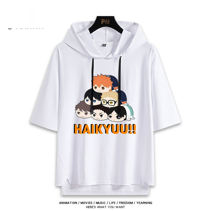 排球少年 連帽短袖T恤