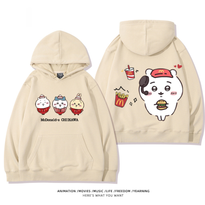 Chiikawa新款 親子情侶男女款連帽衛衣-ZUIHANG SHOP