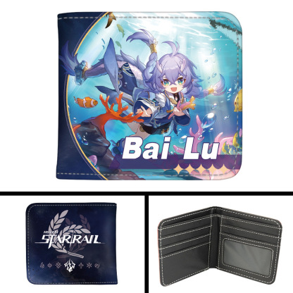 星穹鐵道Q版動漫周邊pu皮革短錢包-ZUIHANG SHOP