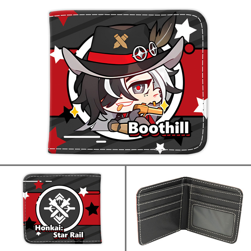 星穹鐵道Q版動漫周邊pu皮革短錢包-ZUIHANG SHOP