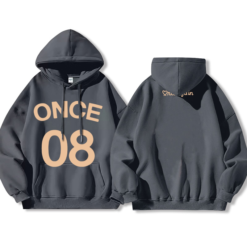 TWICE同款 寬鬆百搭 秋冬款 寬鬆連帽衛衣-ZUIHANG SHOP