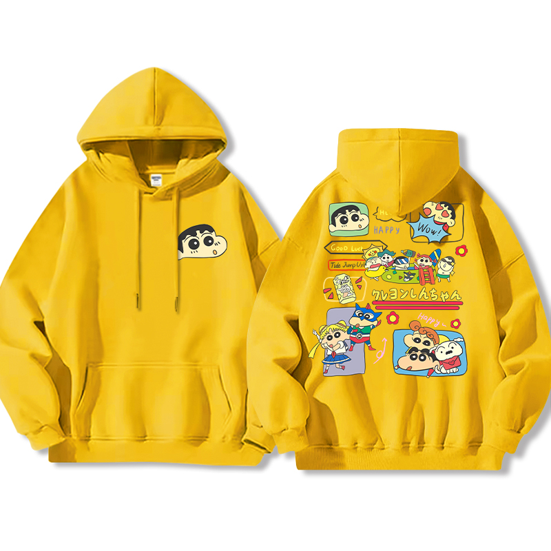 蠟筆小新新款 親子情侶男女款連帽衛衣-ZUIHANG SHOP