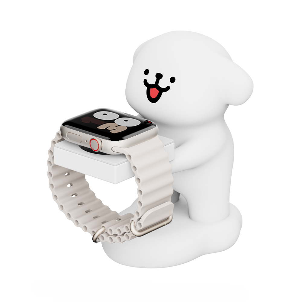 線條小狗 手錶充電器支架底座-ZUIHANG SHOP