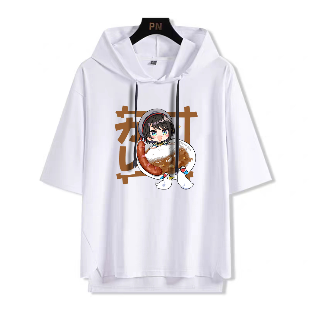 Hololive連帽短袖T恤