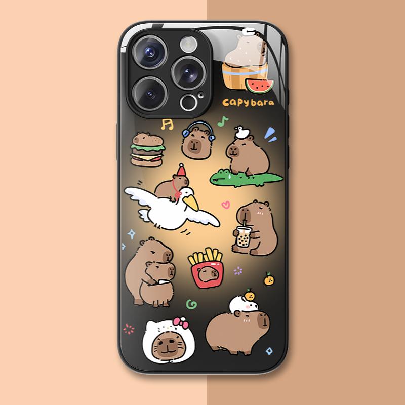 卡皮巴拉新款高清全包防摔玻璃殼-ZUIHANG SHOP