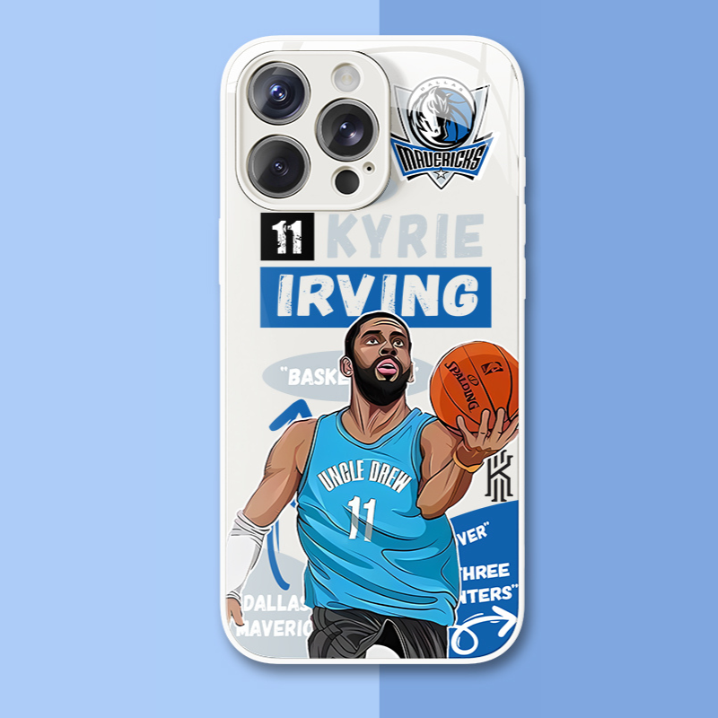NBA球星新款高清全包防摔玻璃殼