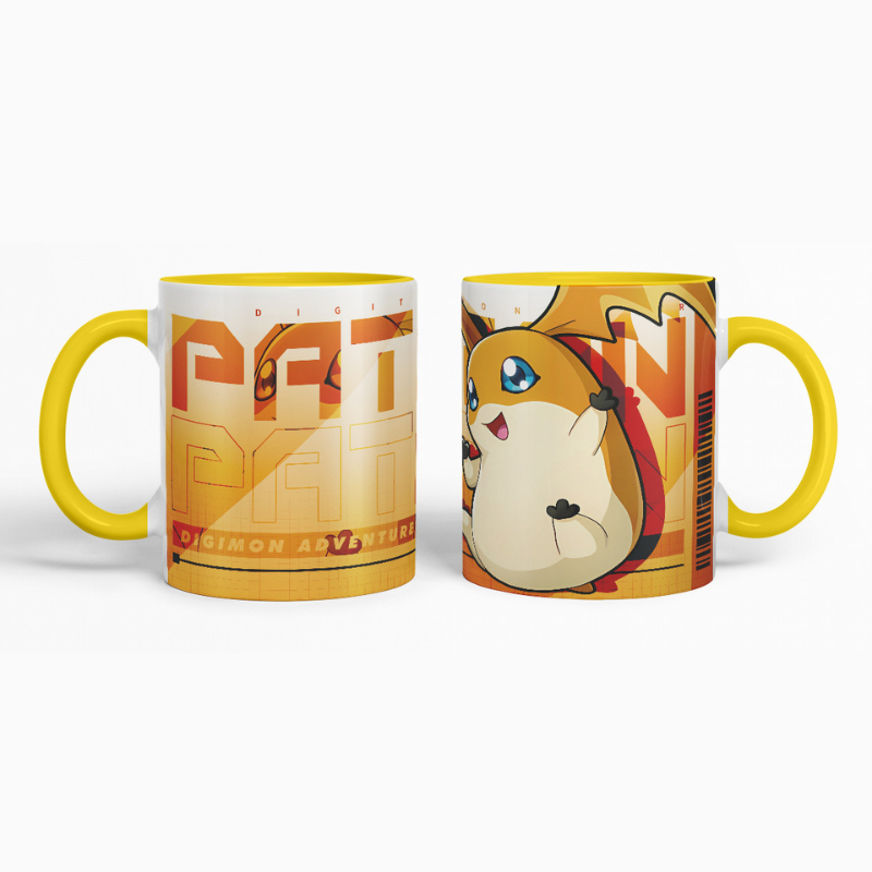 數碼寶貝 同人周邊陶瓷馬克杯