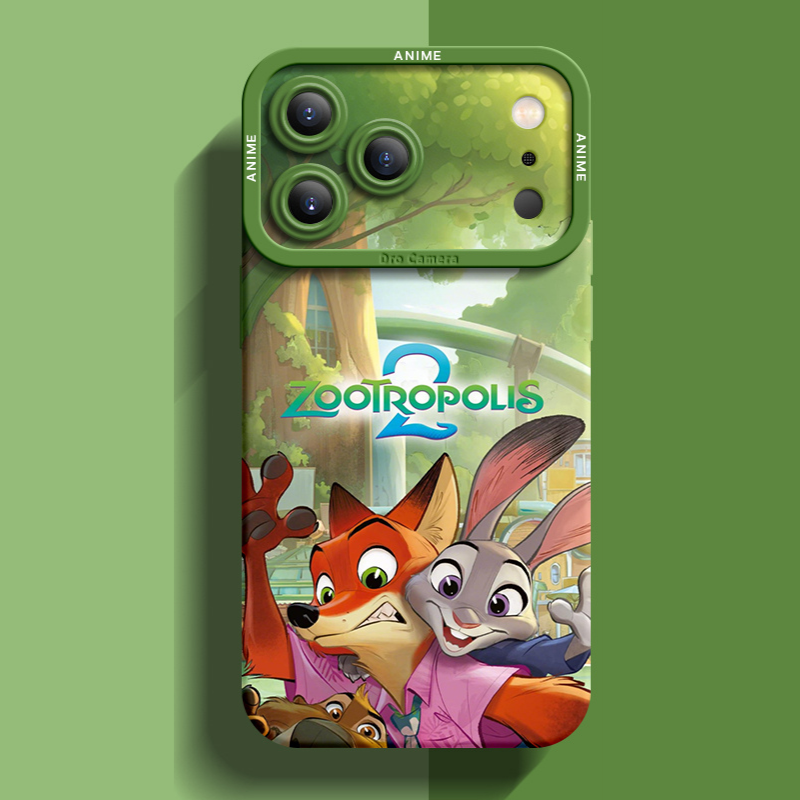 動物方城市液態矽膠全包防摔軟殼