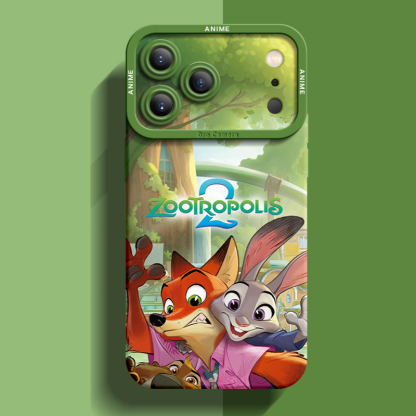 動物方城市液態矽膠全包防摔軟殼