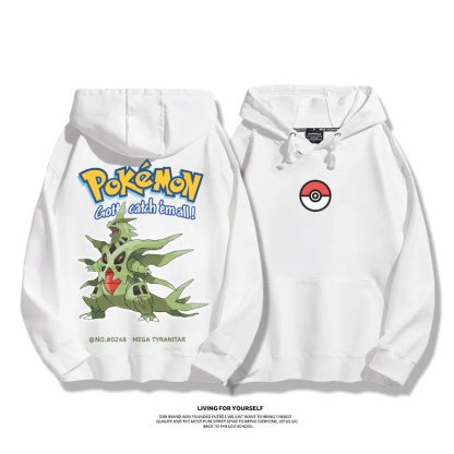 寶可夢 超級進化 2025秋冬新款 親子情侶男女連帽衛衣