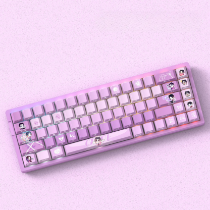 Valorant 慕蝶 聯名二次元側刻無線機械鍵盤