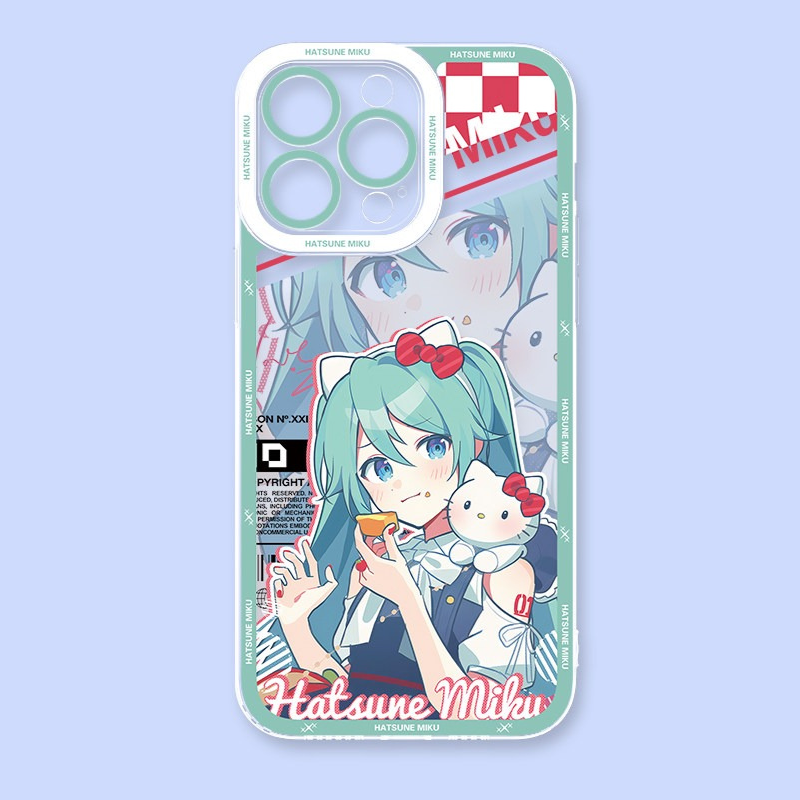 初音未來天使眼透明防摔軟殼